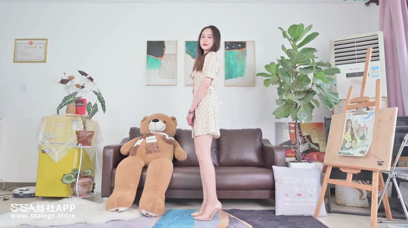 [SSA丝社] 短片 NO.256 晓曼 足裳记无缝裆肤色丝袜