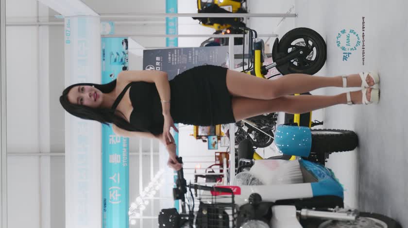 Ver.1 [4K세로직캠] 영광 e모빌리티 엑스포 레이싱모델 김미진 [RacingModel-Mijin. Kim] #1th-9