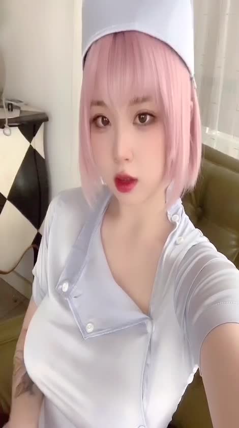 皮皮奶可可爱了啦 &周叽是可爱兔兔 粉蓝护士 3