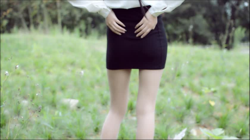 纳丝摄影 NO.053 彩儿 户外肉丝制服ol
