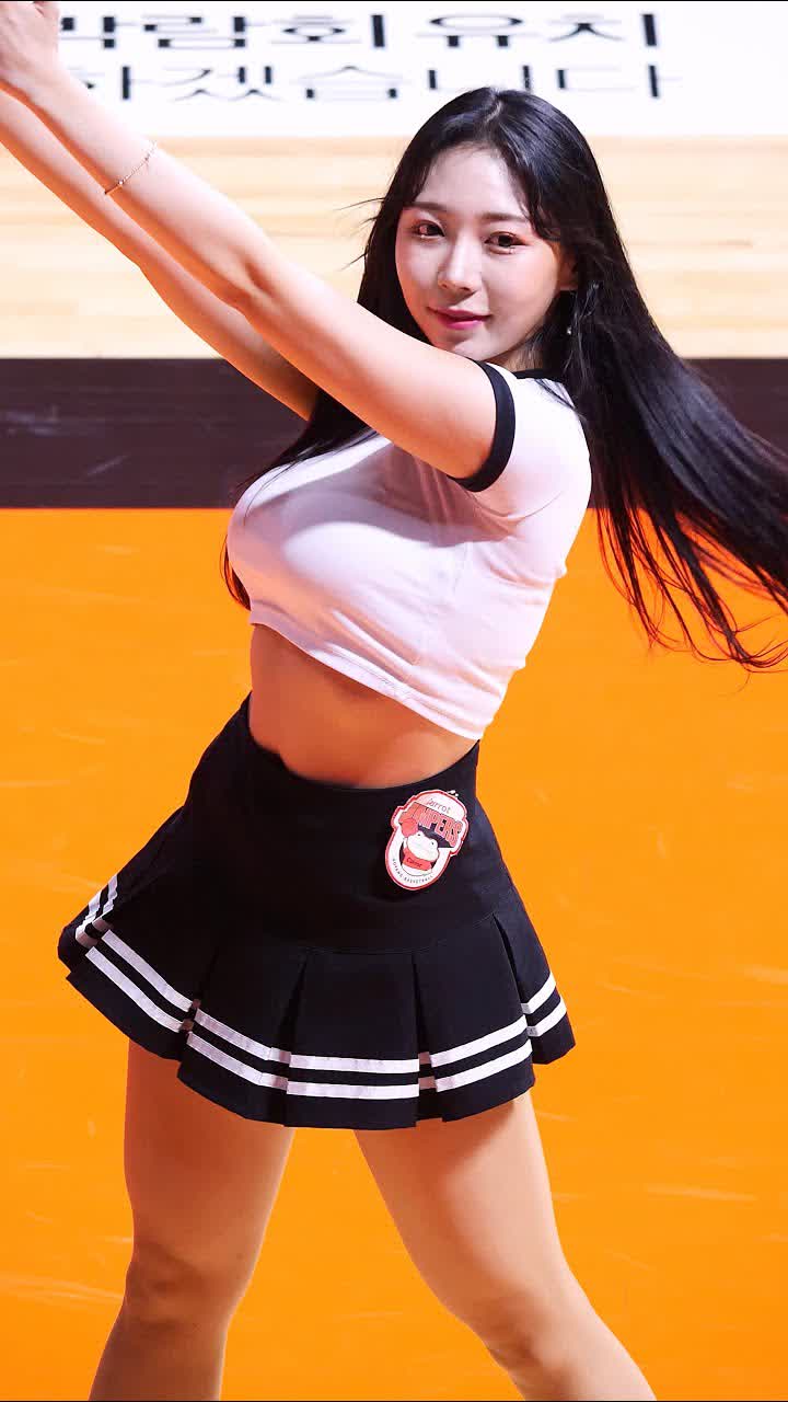 고양 캐롯점퍼스 응원이벤트 (조예린 치어리더) 직캠 [고양체육관]