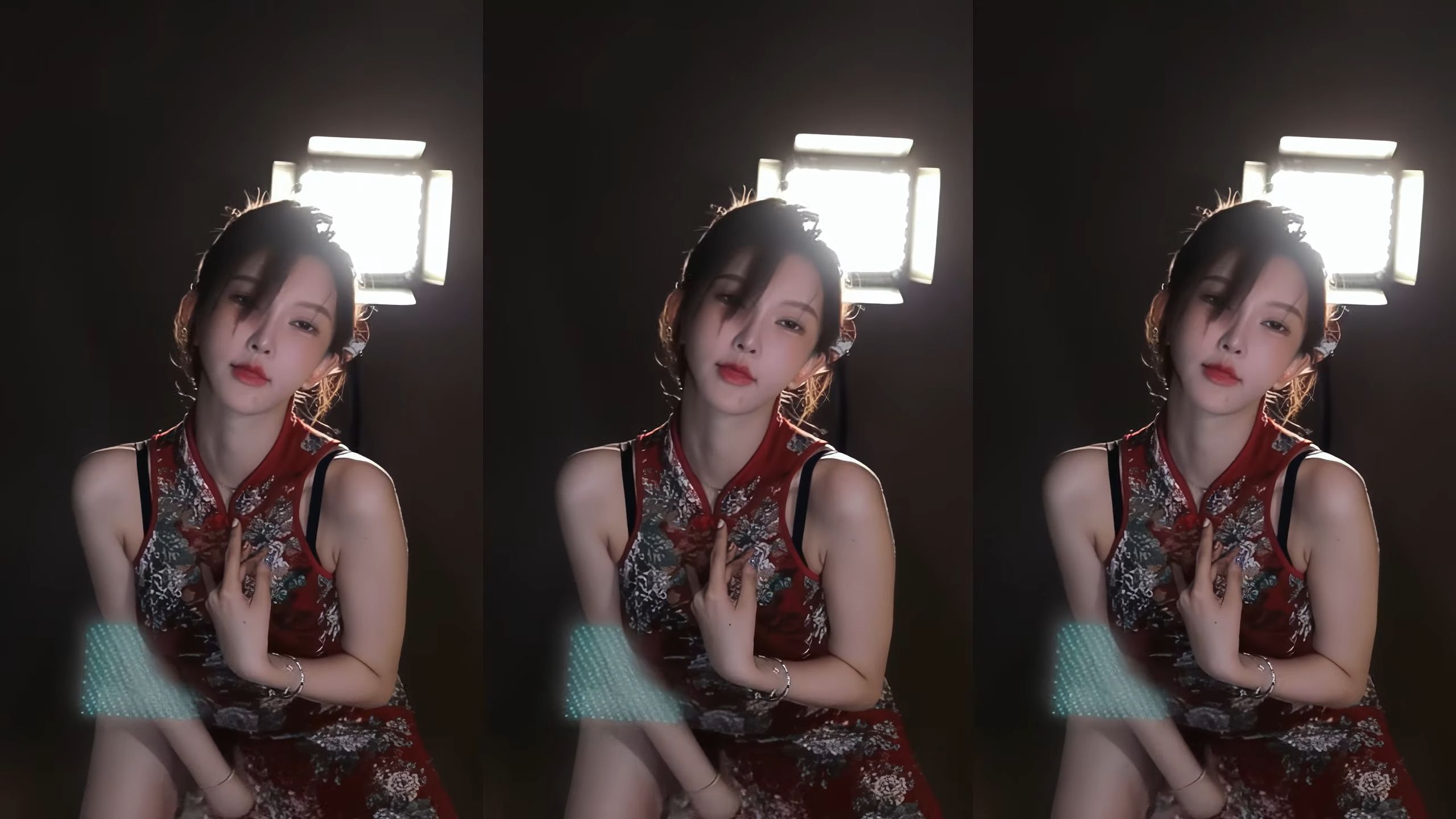 斗鱼 南妹儿呀 性感旗袍舞蹈