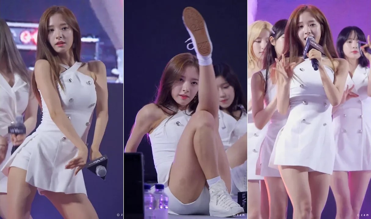 우주소녀 WJSN 보나 - 부탁해 & 라라러브 (LG V50 듀얼스크린으로한판붙자 잠실롯데월드아이스링크) 직캠