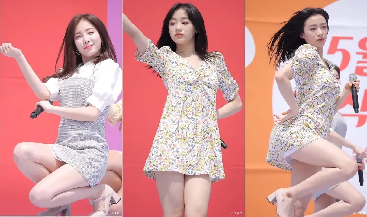 에이프릴 APRIL 채경 진솔 - 예쁜게 죄 & 손을 잡아줘 (푸드페스타 광화문광장) 직캠