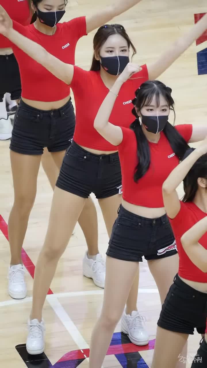 수원 KT 소닉붐 '박성아 치어리더' 코트응원 직캠 [KT 소닉붐아레나]