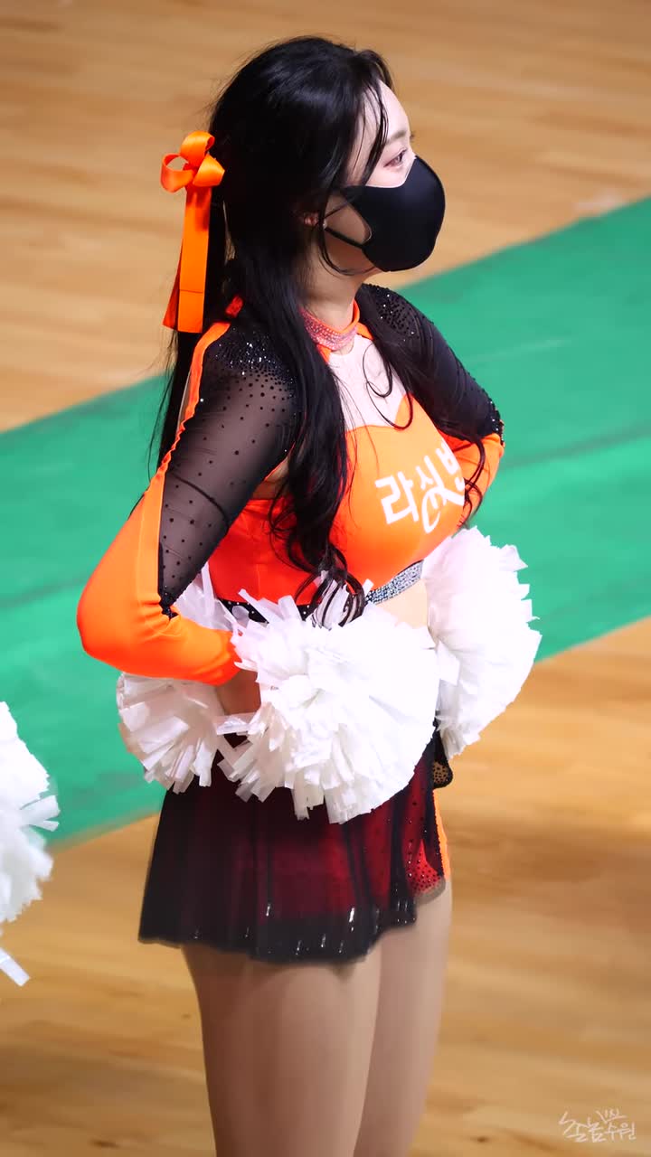 3분미만 '조예린 치어리더' 코트응원 직캠.. 끝까지 꼭 보세요.. [고양체육관]